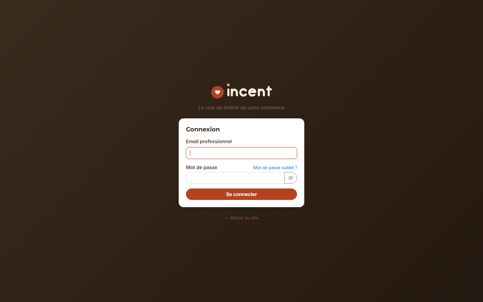 Incent — application