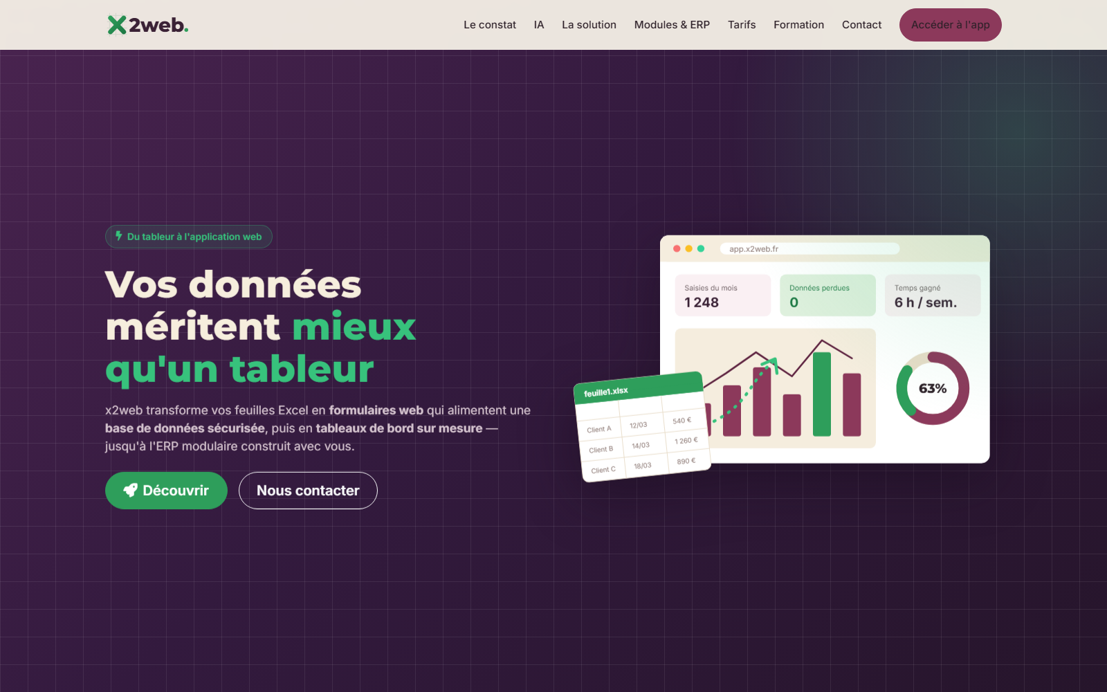 x2web — site
